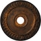 Ekena Millwork Wreath Ceiling Medallion (Fits Canopies up to 6"), Hand-Painted Rust, 21 1/8"OD x 3 5/8"ID x 7/8"P CM21WRRUS - alternate 1